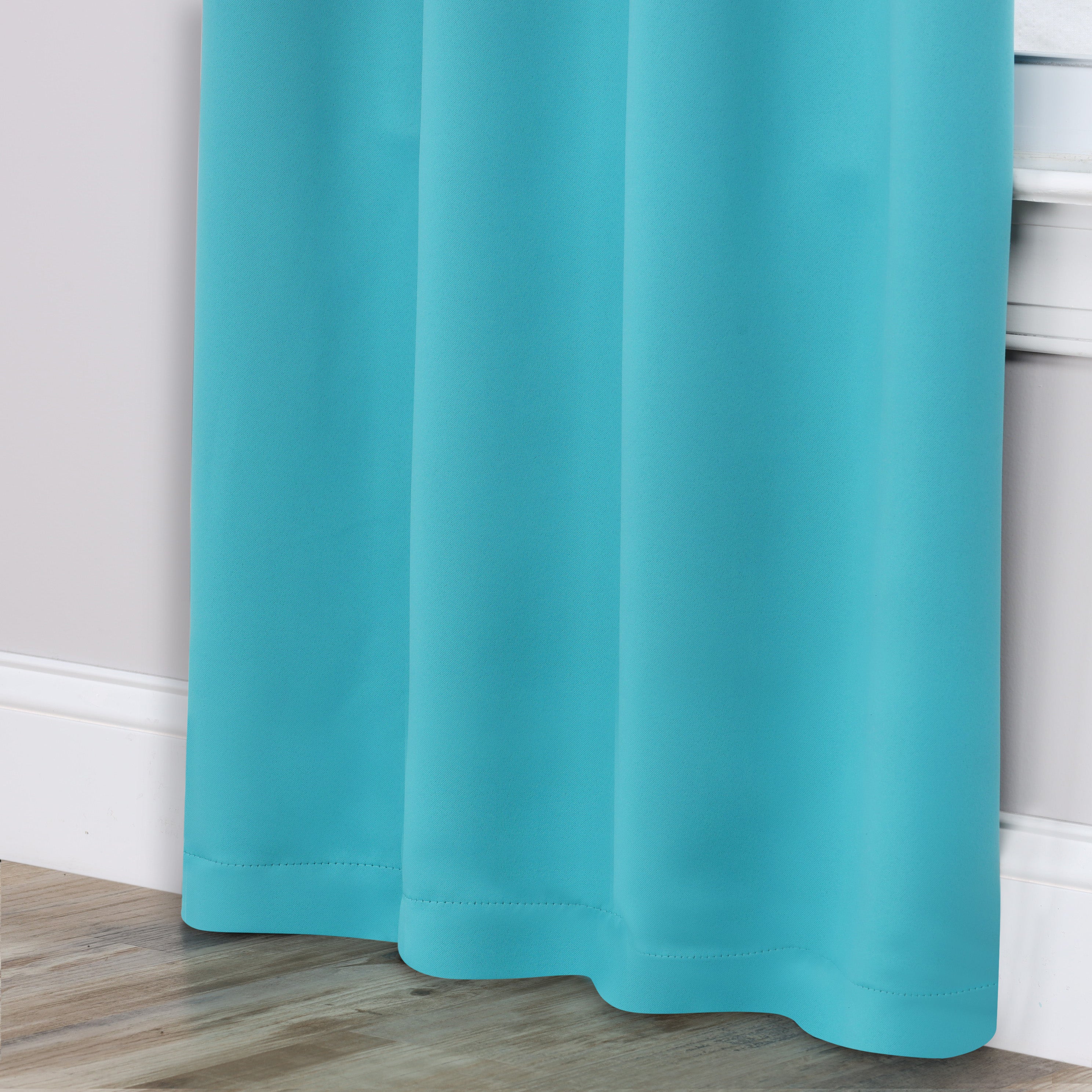 Solid Room Darkening Rod Pocket Blackout Curtain Panels, Set of 2 - Blackout Curtains by Superior