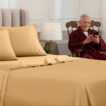 Egyptian Cotton Sheets 1500 Thread Count Set - Sateen, Deep Pocket - Egyptian Cotton Sheet Set by Superior Brand