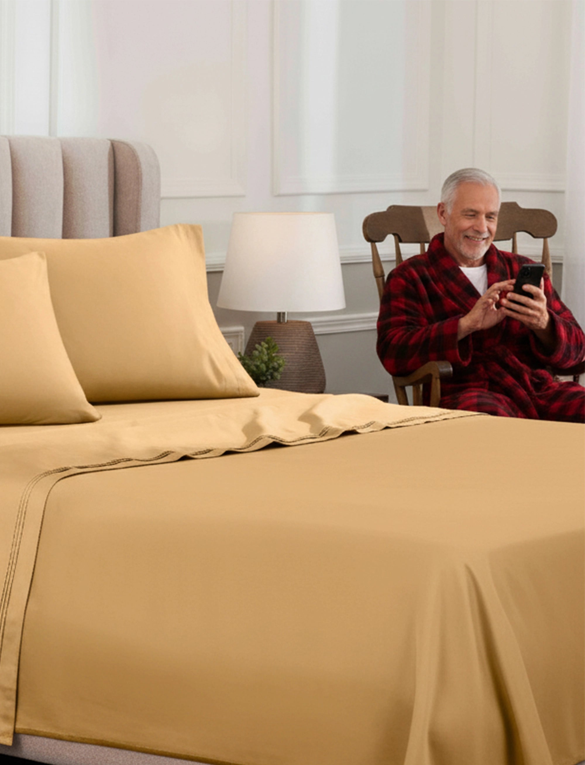 Egyptian Cotton Sheets 1500 Thread Count Set - Sateen, Deep Pocket - Egyptian Cotton Sheet Set by Superior Brand