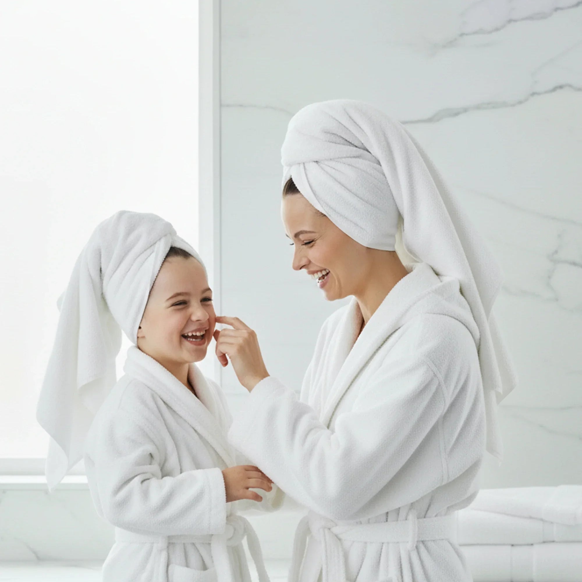 Egyptian Cotton 6-piece towel set – Plush & Heavyweight - Egyptian Cotton Towel Set by Superior Brand