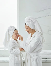 Egyptian Cotton 6-piece towel set – Plush & Heavyweight - Egyptian Cotton Towel Set by Superior Brand