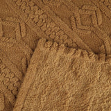 Fleece Blanket Plush Cozy Warm Arctic Boho Knit Jacquard