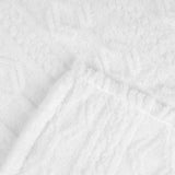 Fleece Blanket Plush Cozy Warm Arctic Boho Knit Jacquard