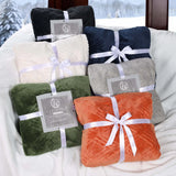 Atka Diamond Fleece Plush Ultra-Soft Fluffy Blanket