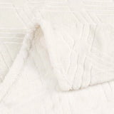 Atka Diamond Fleece Plush Ultra-Soft Fluffy Blanket