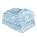 Atka Diamond Fleece Plush Ultra-Soft Fluffy Blanket