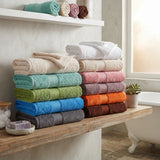 3-Piece Cotton Towel Set Plush Terry Towels Atlas