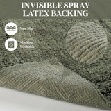 Cotton Solid Non-Skid Washable 2 Piece Bathroom Rug Set - Bath Rugs by Superior Brand