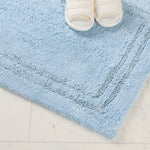 Cotton Solid Non-Skid Washable 2 Piece Bathroom Rug Set - Bath Rugs by Superior Brand
