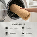 Checkered Cotton Washable Non-Slip Bath Rugs or Runner
