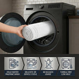 Solid Bordered Cotton Washable Non-Slip Bath Rugs or Runner
