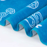 Bahama Cotton Fuzzy Velour Terry Large Oversized Beach Towel - Beach Towel by Superior Brand