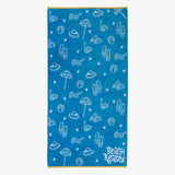 Bahama Cotton Fuzzy Velour Terry Large Oversized Beach Towel - Beach Towel by Superior Brand