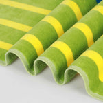 Mira Striped Cotton Velour Terry Large Oversized Beach Towel - Beach Towel by Superior Brand