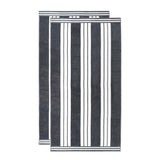Striped Oversized Cabana Cotton Beach Towel Sets