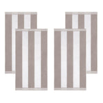 Cabana Stripe Oversized Cotton Beach Towel Set Of 2,4,6 - Beach Towel by Superior