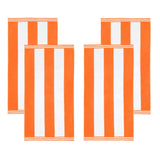 Cabana Stripe Oversized Cotton Beach Towel Set Of 2,4,6 - Beach Towel by Superior