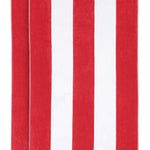 Cabana Stripe Oversized Cotton Beach Towel Set Of 2,4,6 - Beach Towel by Superior