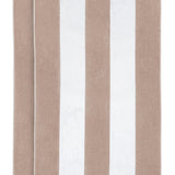Cabana Stripe Oversized Cotton Beach Towel Set Of 2,4,6 - Beach Towel by Superior