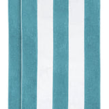 Cabana Stripe Oversized Cotton Beach Towel Set Of 2,4,6 - Beach Towel by Superior