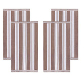 Striped Oversized Cabana Cotton Beach Towel Sets
