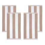 Cabana Stripe Oversized Cotton Beach Towel Set Of 2,4,6 - Beach Towel by Superior
