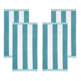 Cabana Stripe Oversized Cotton Beach Towel Set Of 2,4,6 - Beach Towel by Superior