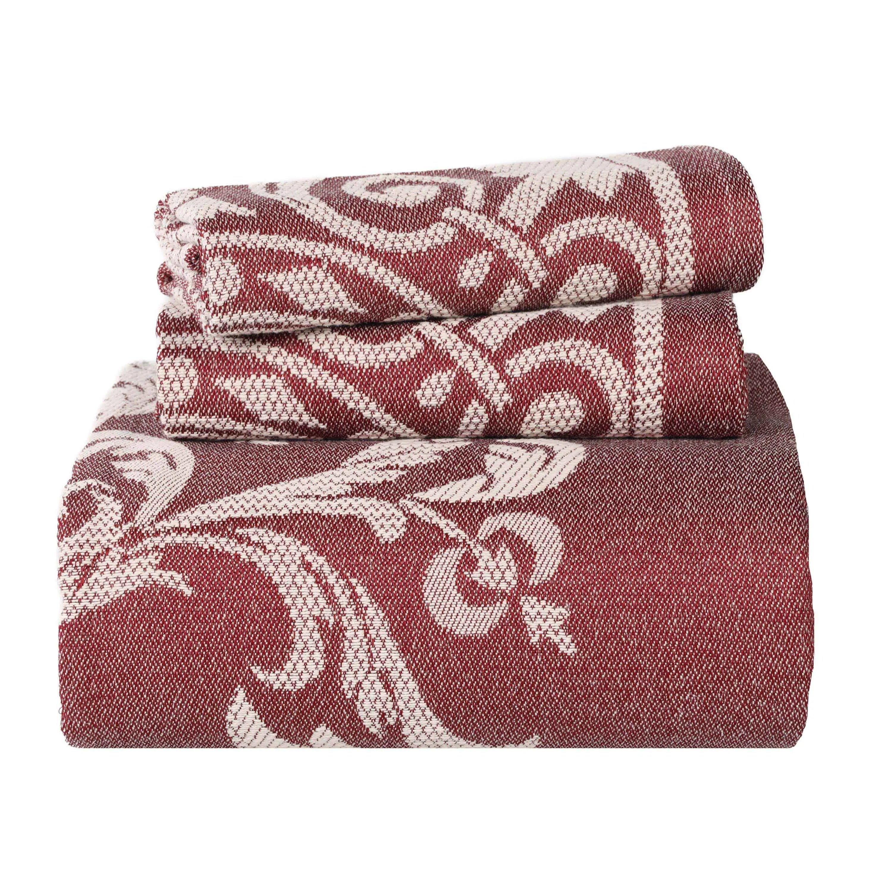 Adalie Cotton Blend Woven Jacquard Medallion Bedspread Set - Bedspread by Superior