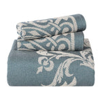 Adalie Cotton Blend Woven Jacquard Medallion Bedspread Set - Bedspread by Superior