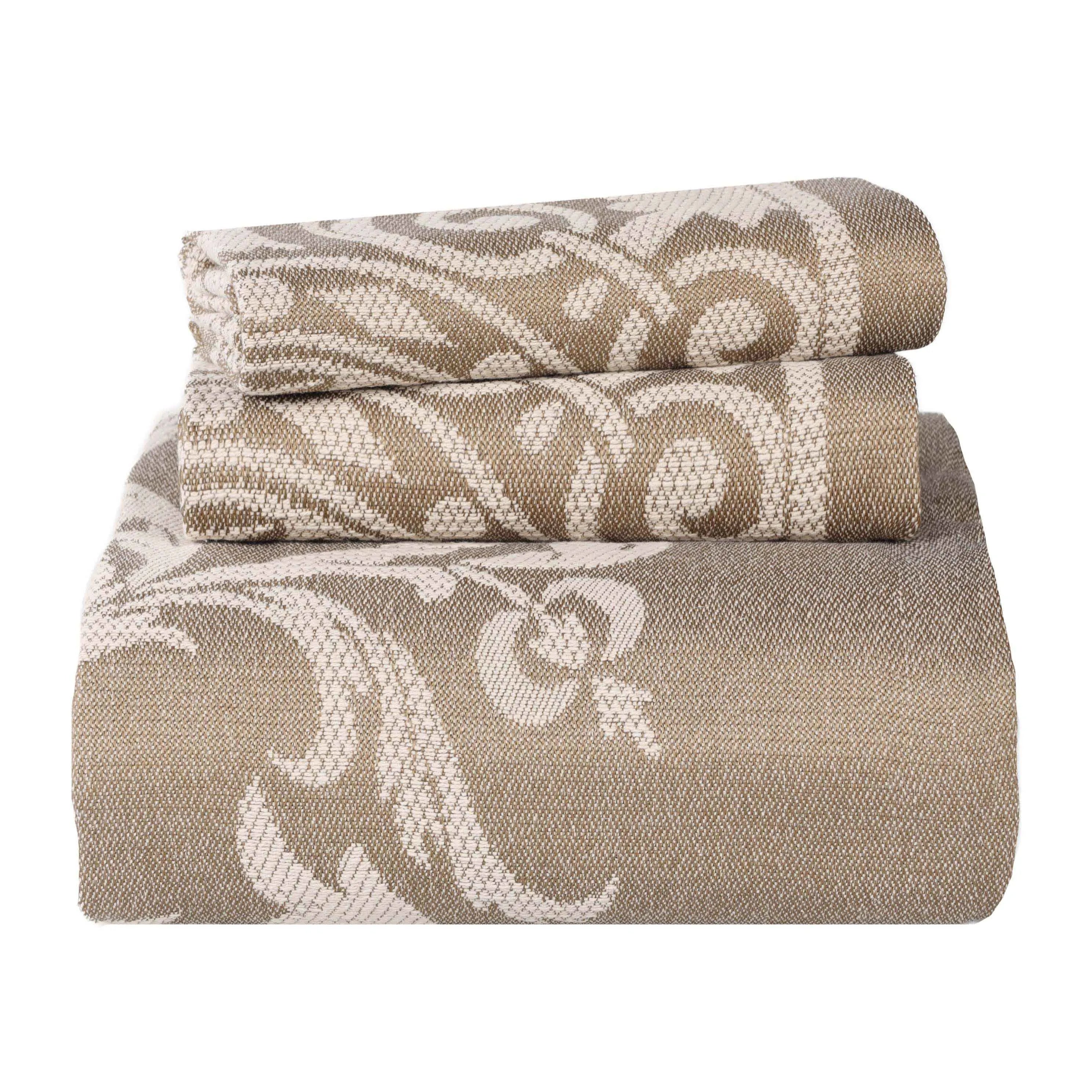 Adalie Cotton Blend Woven Jacquard Medallion Bedspread Set - Bedspread by Superior
