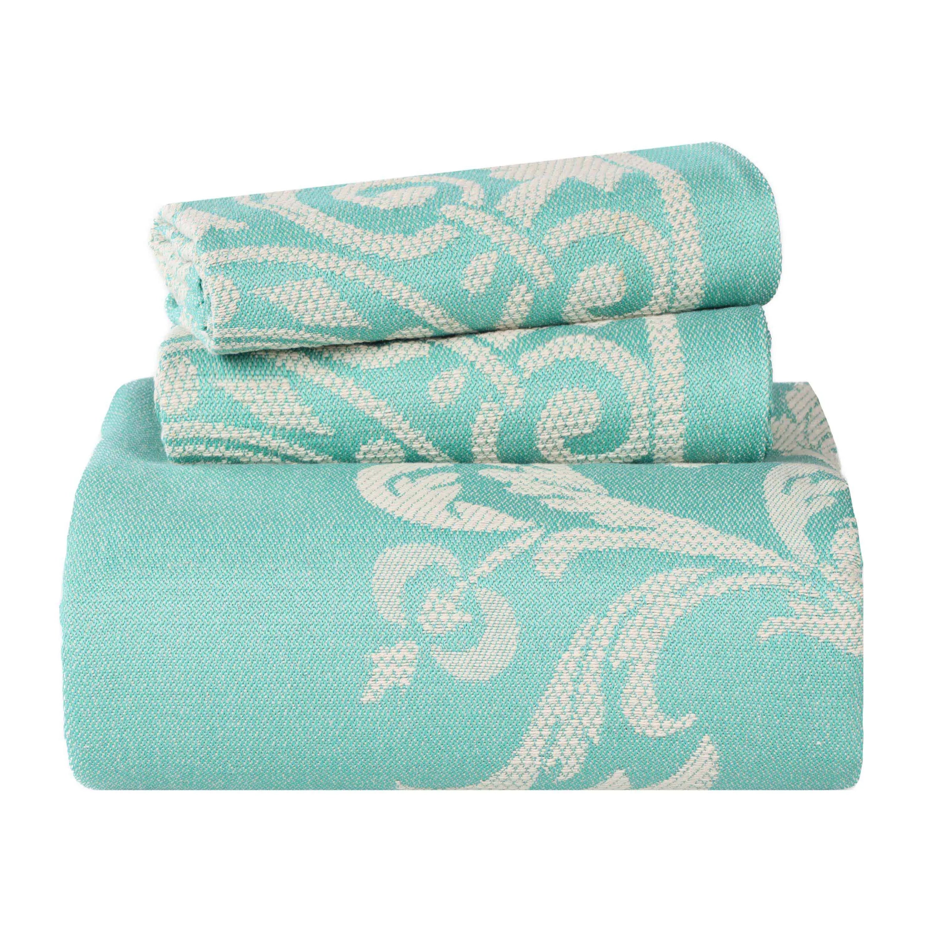Adalie Cotton Blend Woven Jacquard Medallion Bedspread Set - Bedspread by Superior