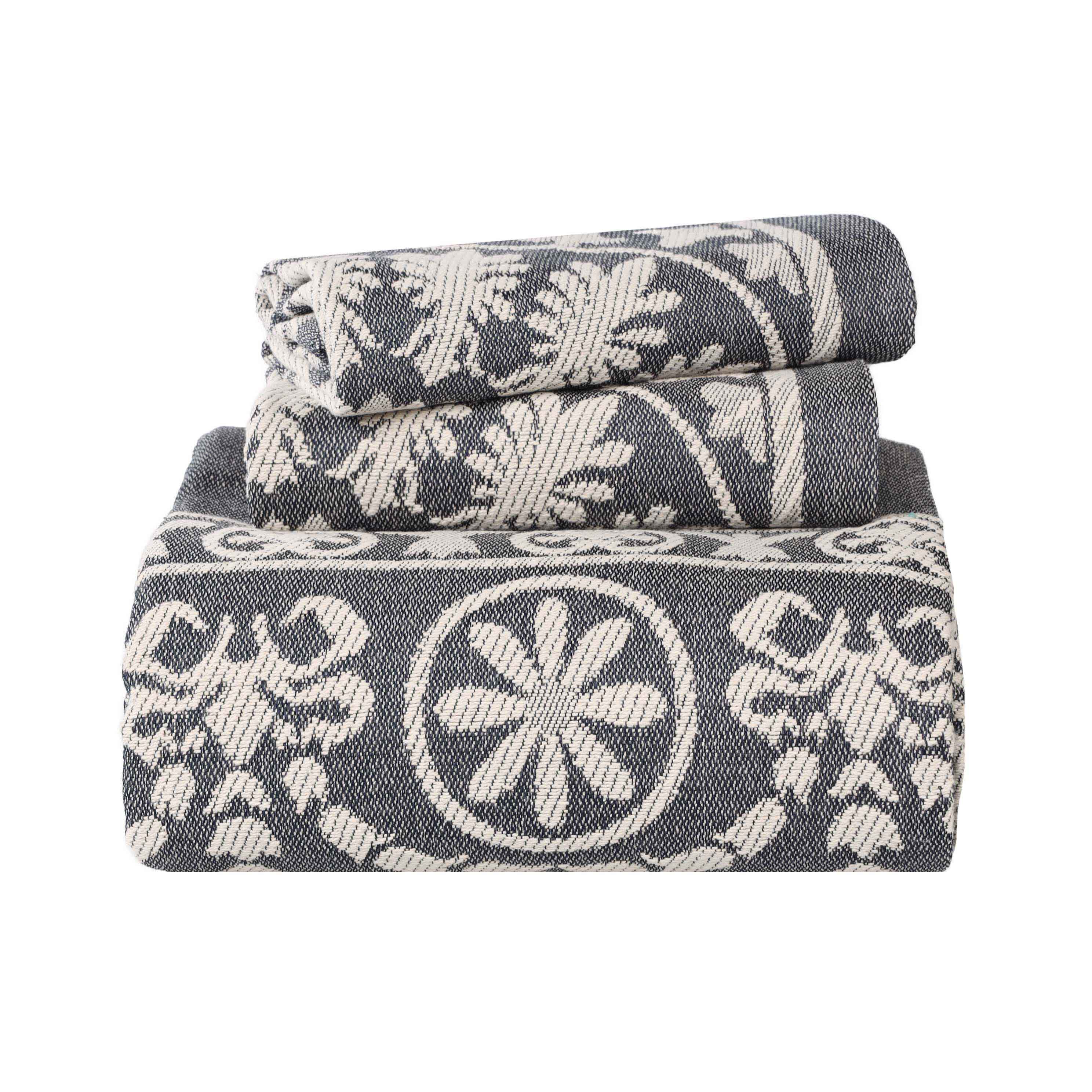 Kymbal Cotton Blend Woven Medallion Jacquard Bedspread Set - Bedspread by Superior