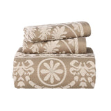 Superior Kymbal Cotton Blend Woven Medallion Jacquard Bedspread Set