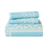 Lyron Cotton Blend Woven Jacquard Floral Scroll Bedspread Set - Bedspread by Superior Brand
