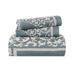 Lyron Cotton Blend Woven Jacquard Floral Scroll Bedspread Set - Bedspread by Superior