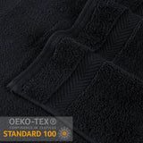 Zero Twist Cotton Ultra-Soft Absorbent Face Towel Washcloth Set of 12 - Face Towel by Superior