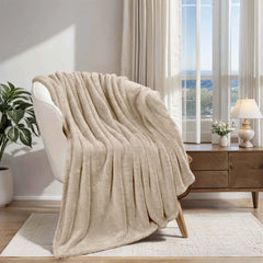 Fleece Plush Medium Weight Fluffy Soft Solid Decorative Blanket - Blanket by Superior Brand