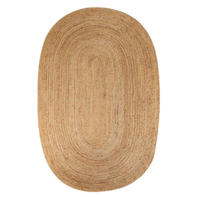 Handwoven Braided Jute Modern Farmhouse Reversible Indoor Area Rug