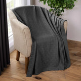 Basketweave Classic Farmhouse All-Season Cotton Blanket - Blanket by Superior Brand