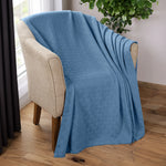 Basketweave Classic Farmhouse All-Season Cotton Blanket - Blanket by Superior Brand