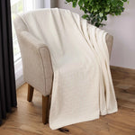 Basketweave Classic Farmhouse All-Season Cotton Blanket - Blanket by Superior Brand