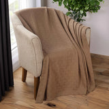 Basketweave Classic Farmhouse All-Season Cotton Blanket - Blanket by Superior Brand