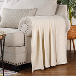 Basketweave Classic Farmhouse All-Season Cotton Blanket - Blanket by Superior Brand