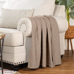 Basketweave Classic Farmhouse All-Season Cotton Blanket - Blanket by Superior Brand