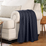 Basketweave Classic Farmhouse All-Season Cotton Blanket - Blanket by Superior Brand