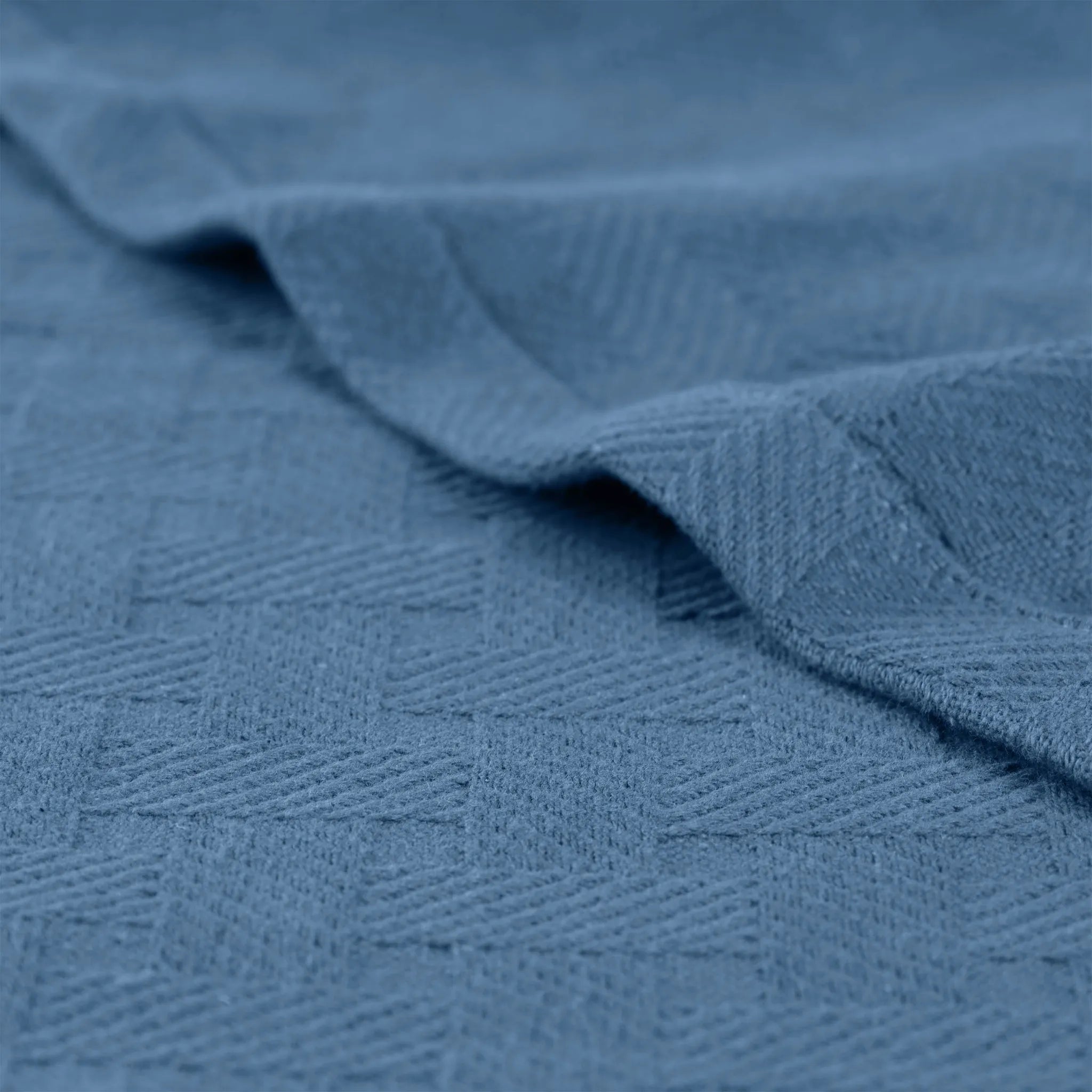 Basketweave Classic Farmhouse All-Season Cotton Blanket - Blanket by Superior Brand