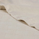 Basketweave Classic Farmhouse All-Season Cotton Blanket - Blanket by Superior Brand