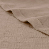 Basketweave Classic Farmhouse All-Season Cotton Blanket - Blanket by Superior Brand