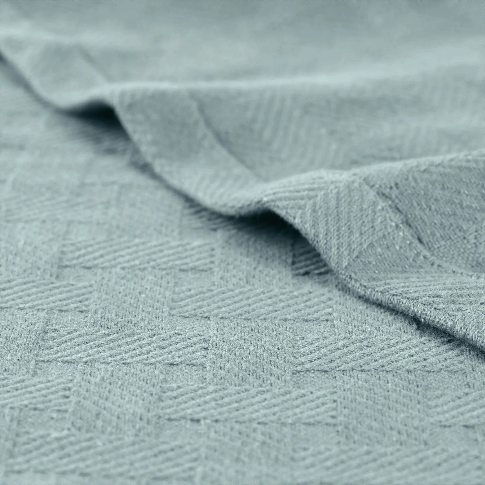 Basketweave Classic Farmhouse All-Season Cotton Blanket - Blanket by Superior Brand