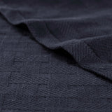 Basketweave Classic Farmhouse All-Season Cotton Blanket - Blanket by Superior Brand